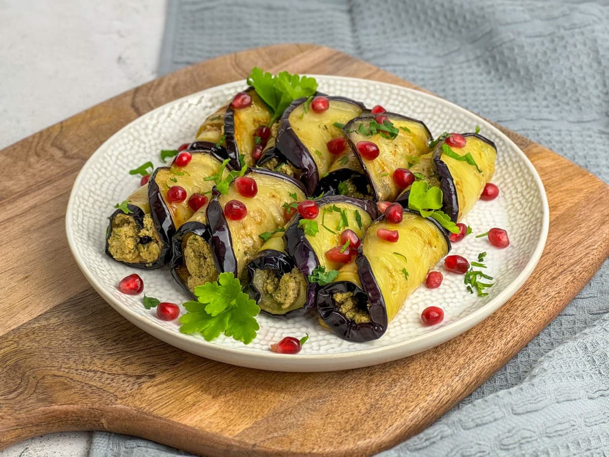 Badrijani Nigvzit, Aubergine Rolls