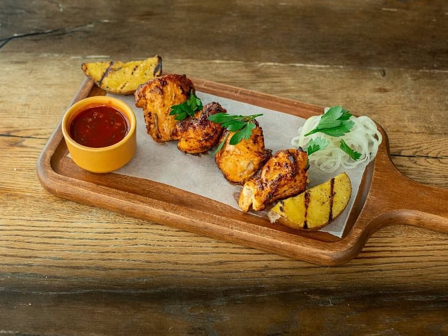 Chicken Shashlik on Skewers