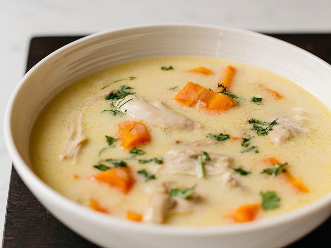 Chikhirtma Chicken Soup