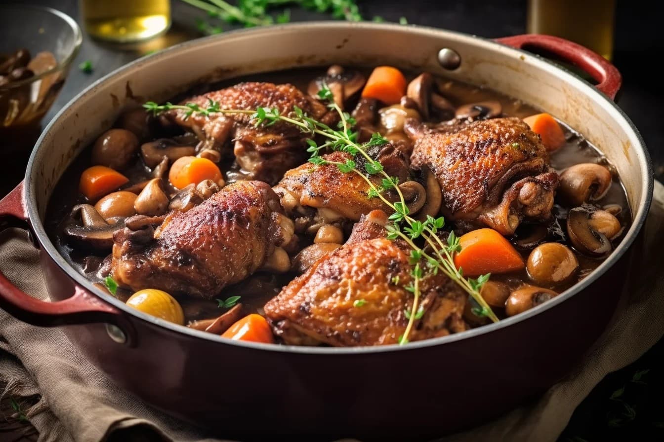 Coq au Vin, Juliennas