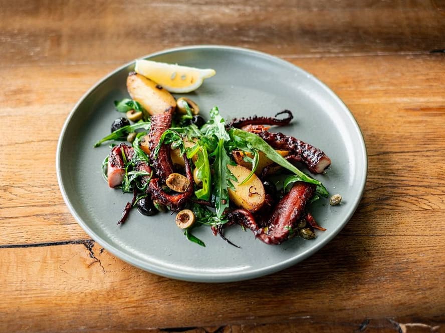 Giant Squid Tentacles with Potato