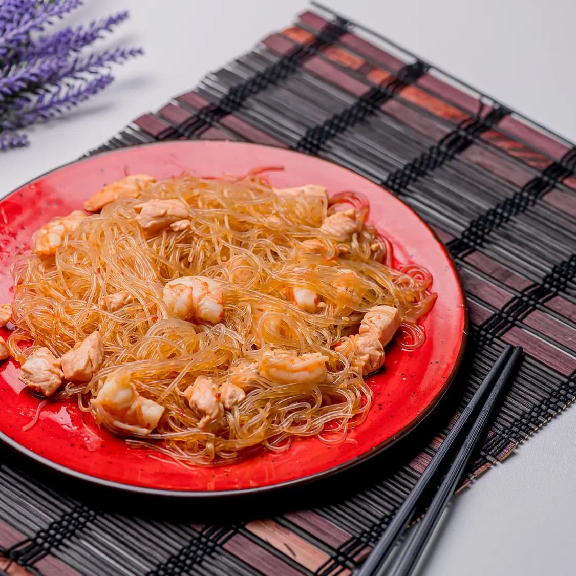 Harusame with Prawn and Salmon