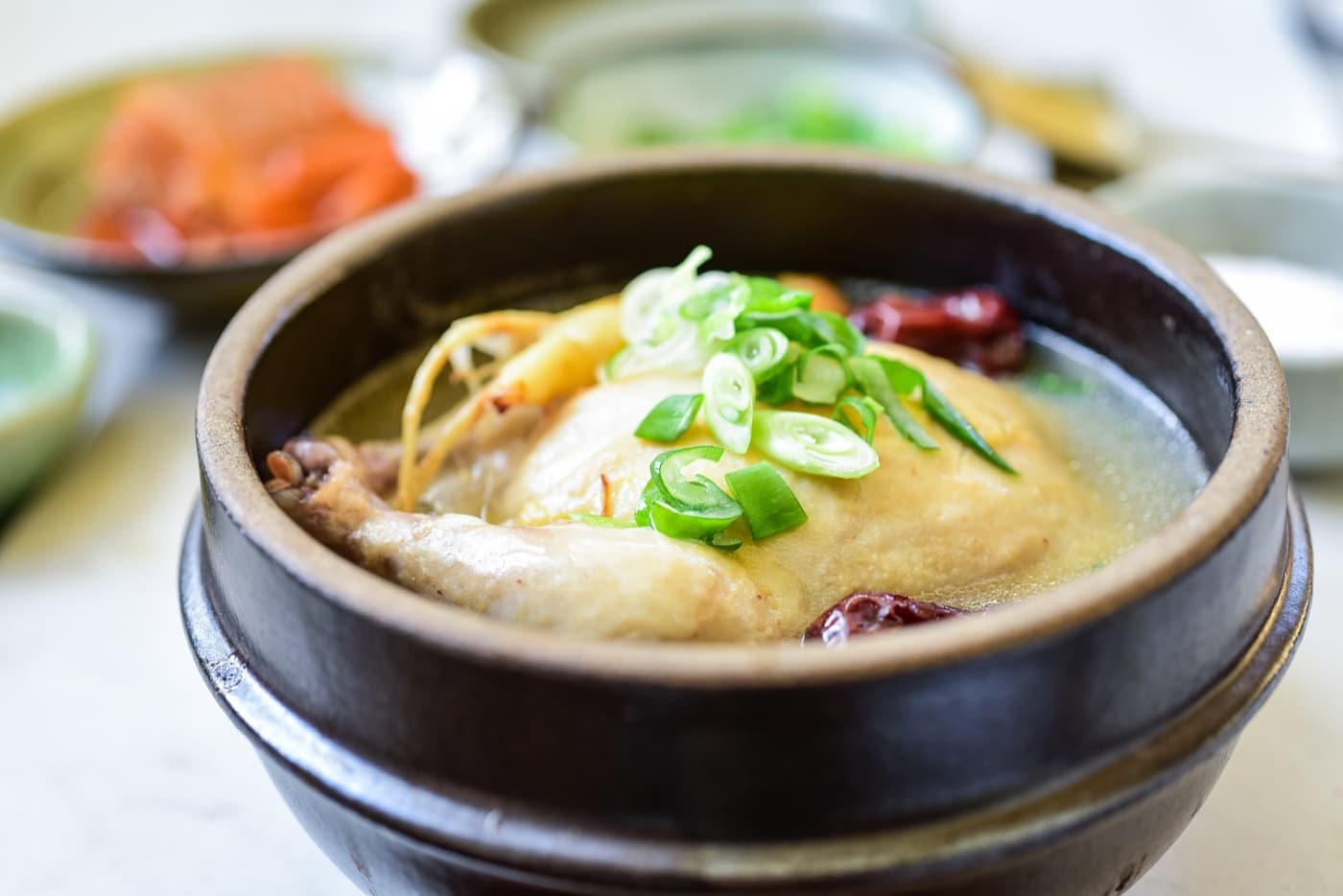 Samgyetang, Whole Young Chicken