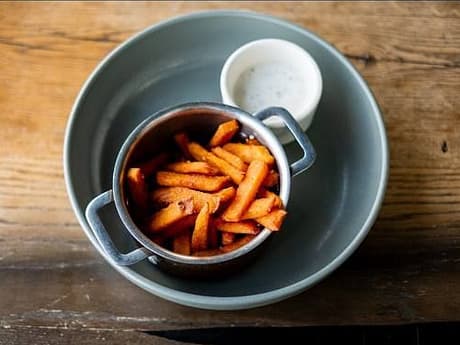 Sweet Potato with Truffle Sauce