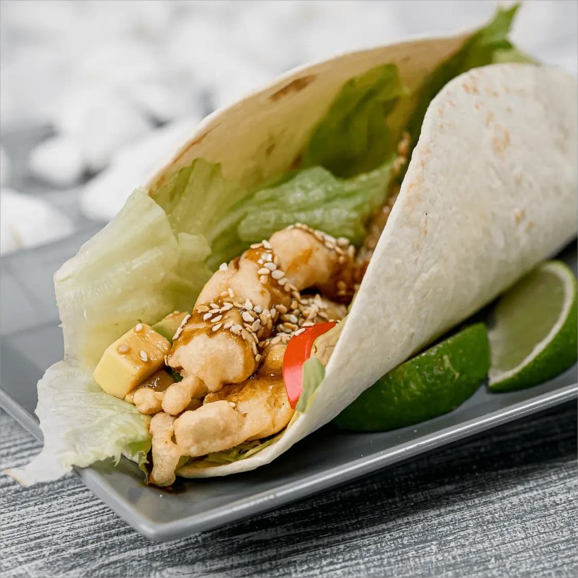 Tempura Prawn Taco
